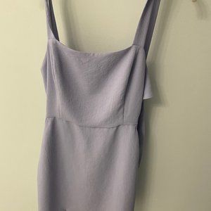 Aritzia Lavender Tie Back Dress (SZ:10)
